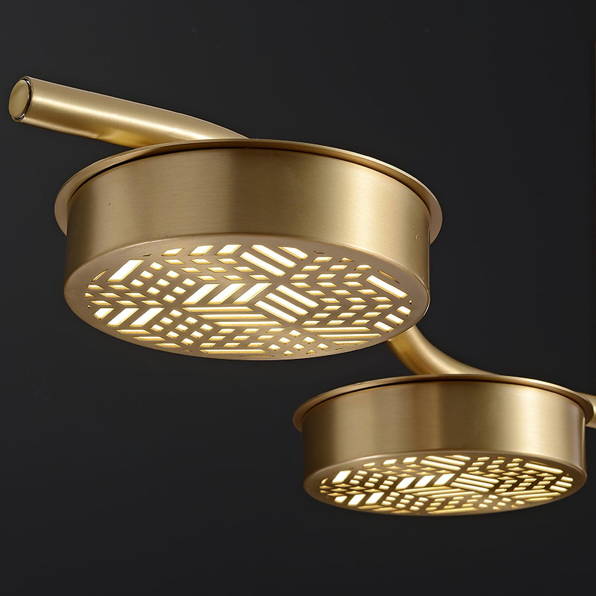 Aureus moderne kroonluchter van messing