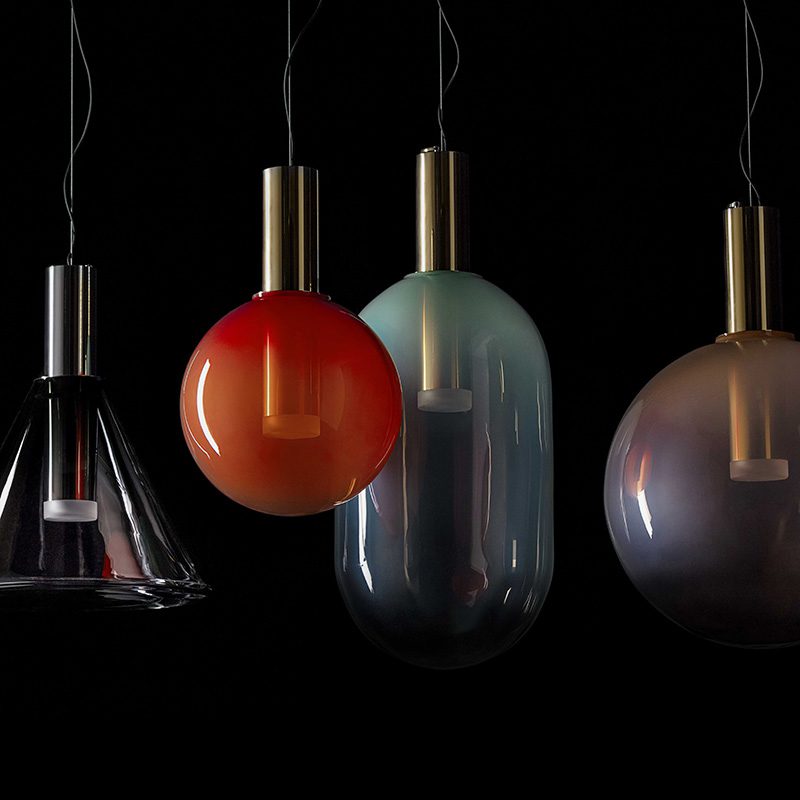 Aeris Minimalistische hanglamp van glas