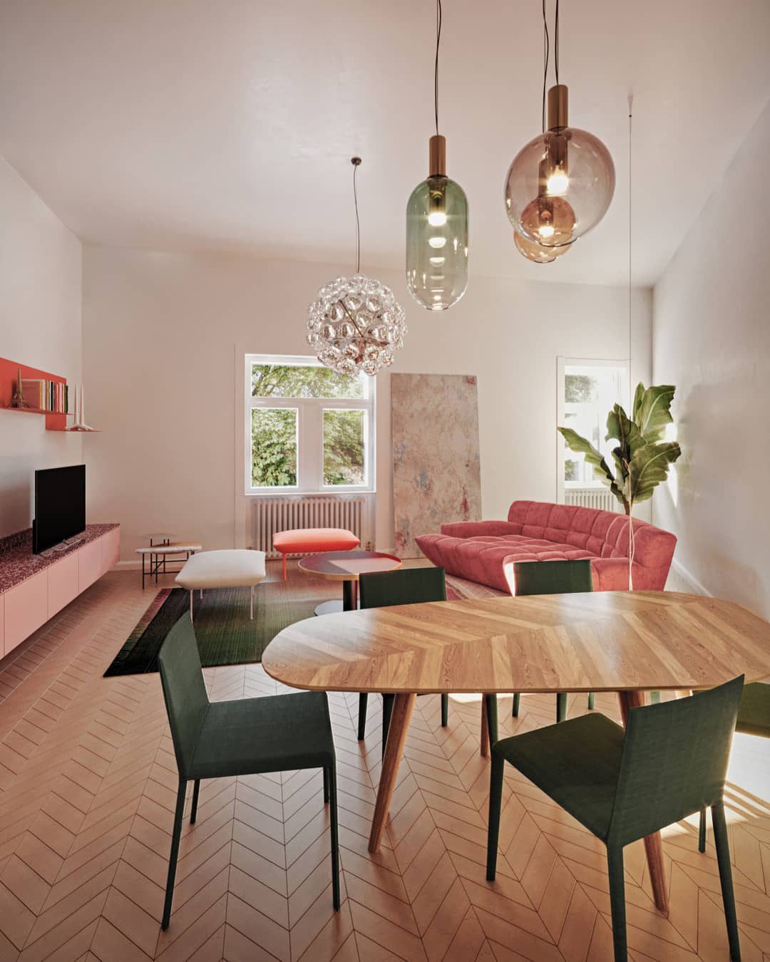 Aeris Minimalistische hanglamp van glas