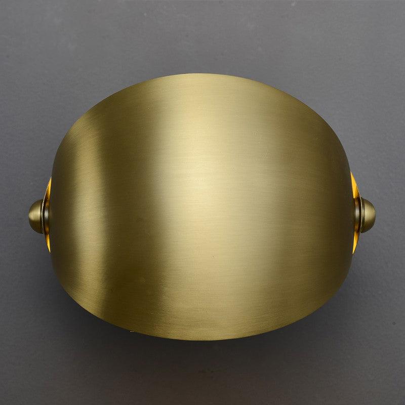 Casirette elegante wandlamp in messing