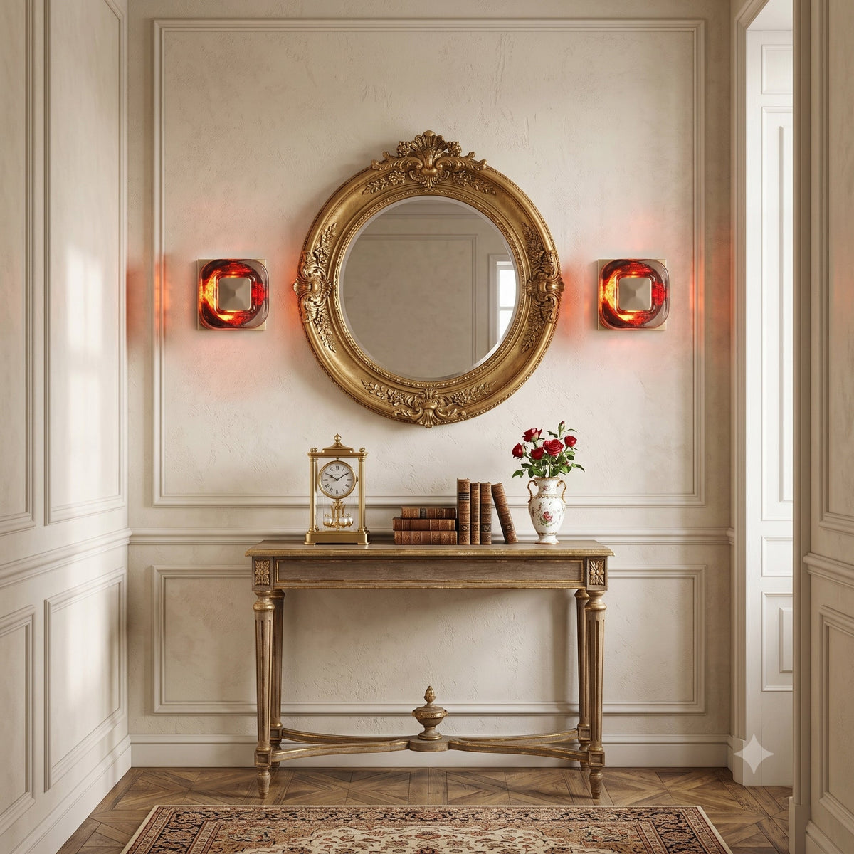 Eisner Rode wandlamp