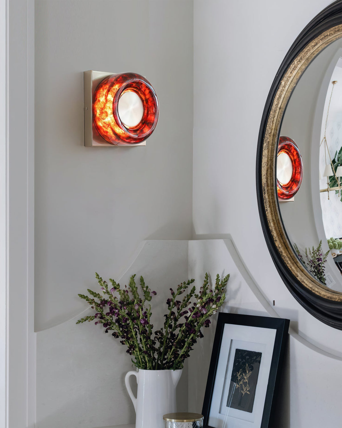 Eisner Rode wandlamp