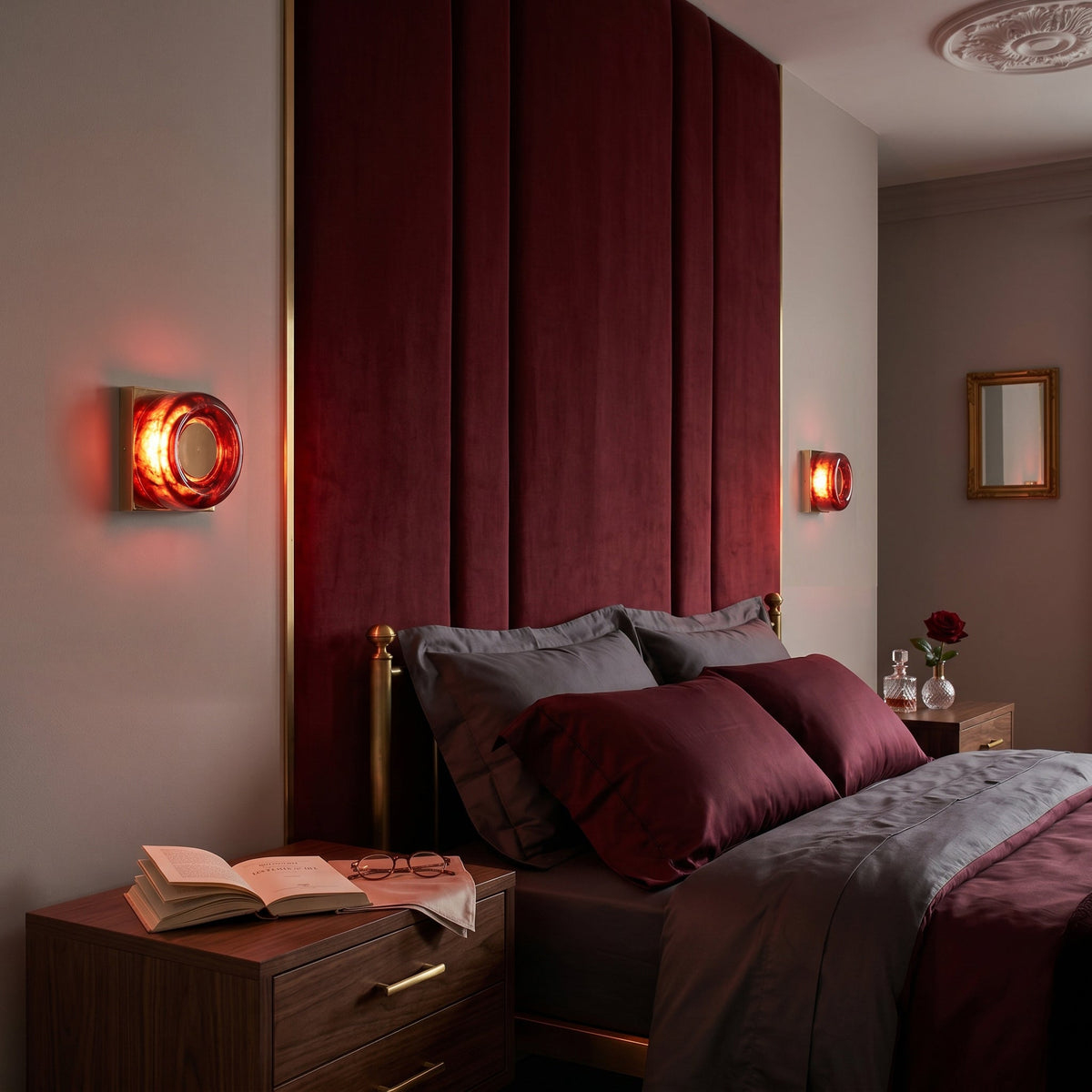 Eisner Rode wandlamp