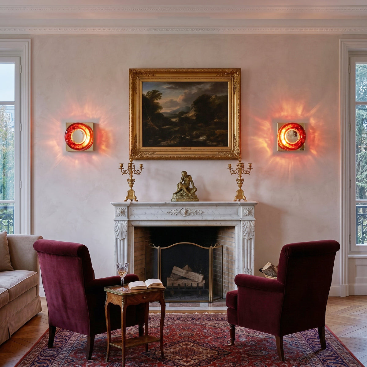 Eisner Rode wandlamp