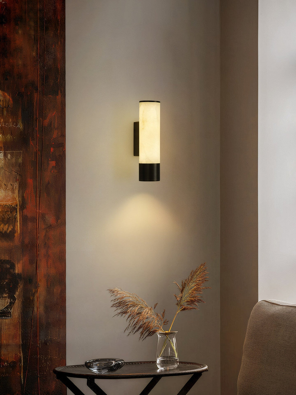 Rhevan albasten wandlamp