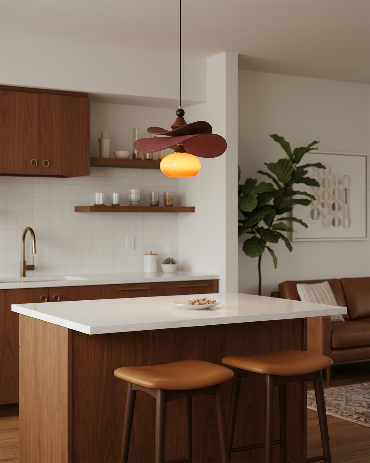 Orelalina hanglamp caramellkleur