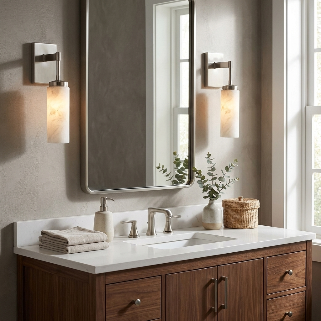 Mardenstone Albasten wandlamp