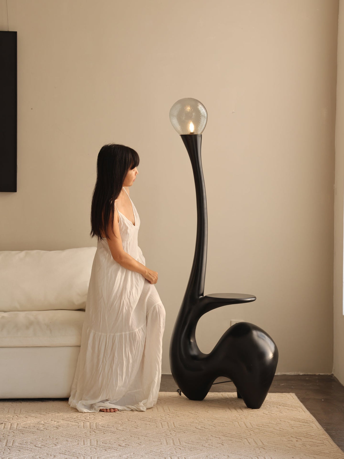 Lurk sculpturale vloerlamp