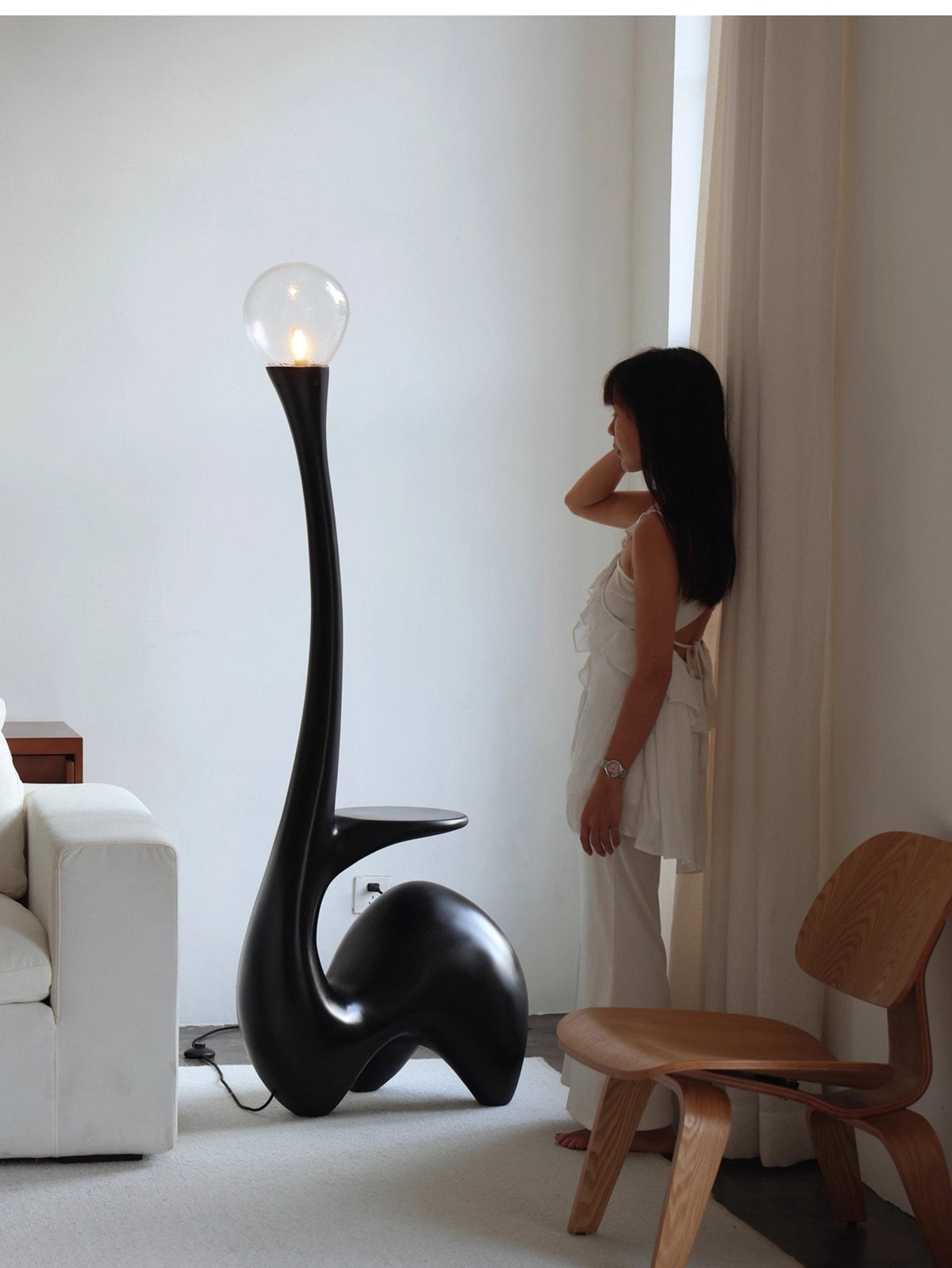 Lurk sculpturale vloerlamp