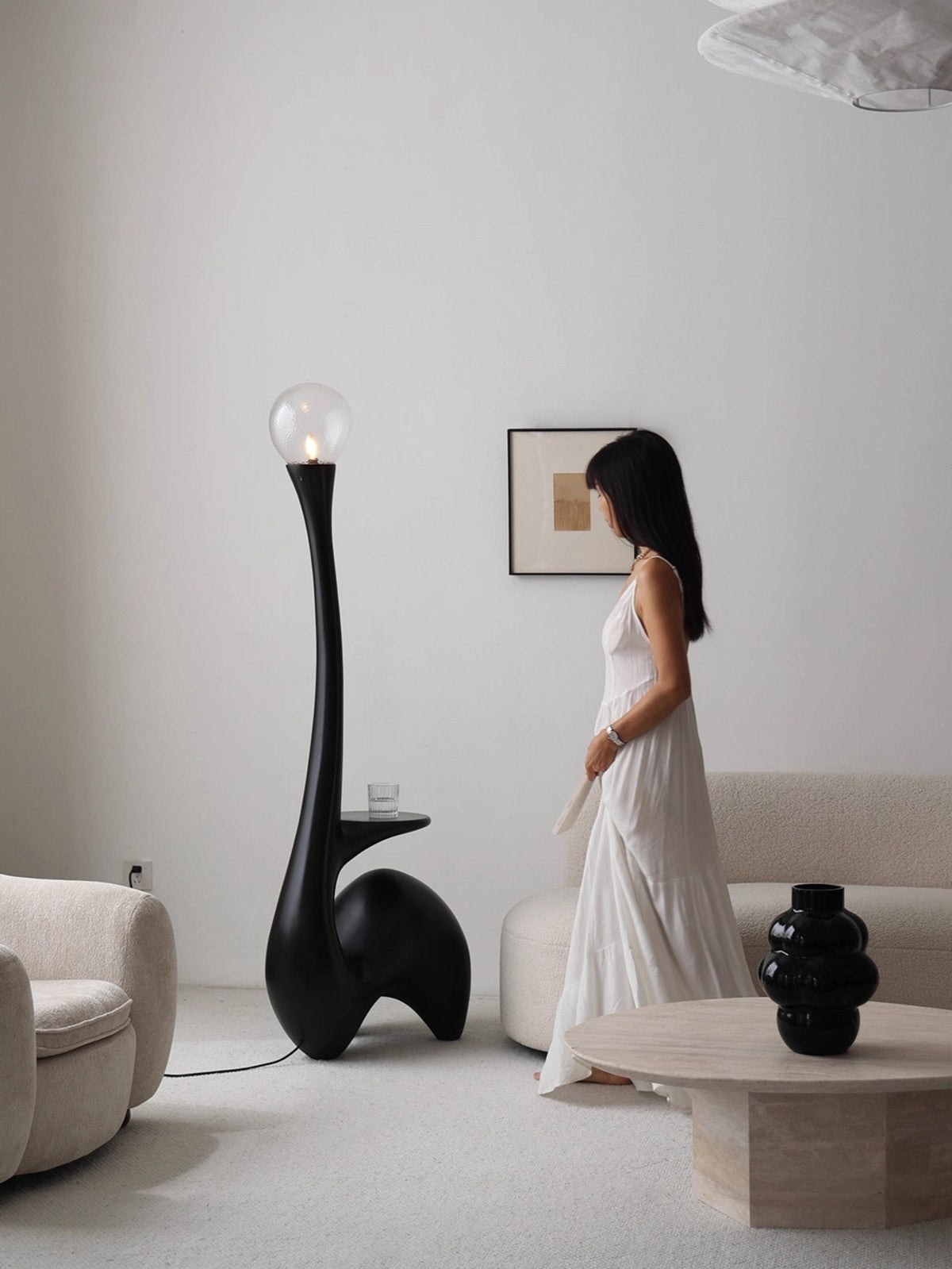 Lurk sculpturale vloerlamp