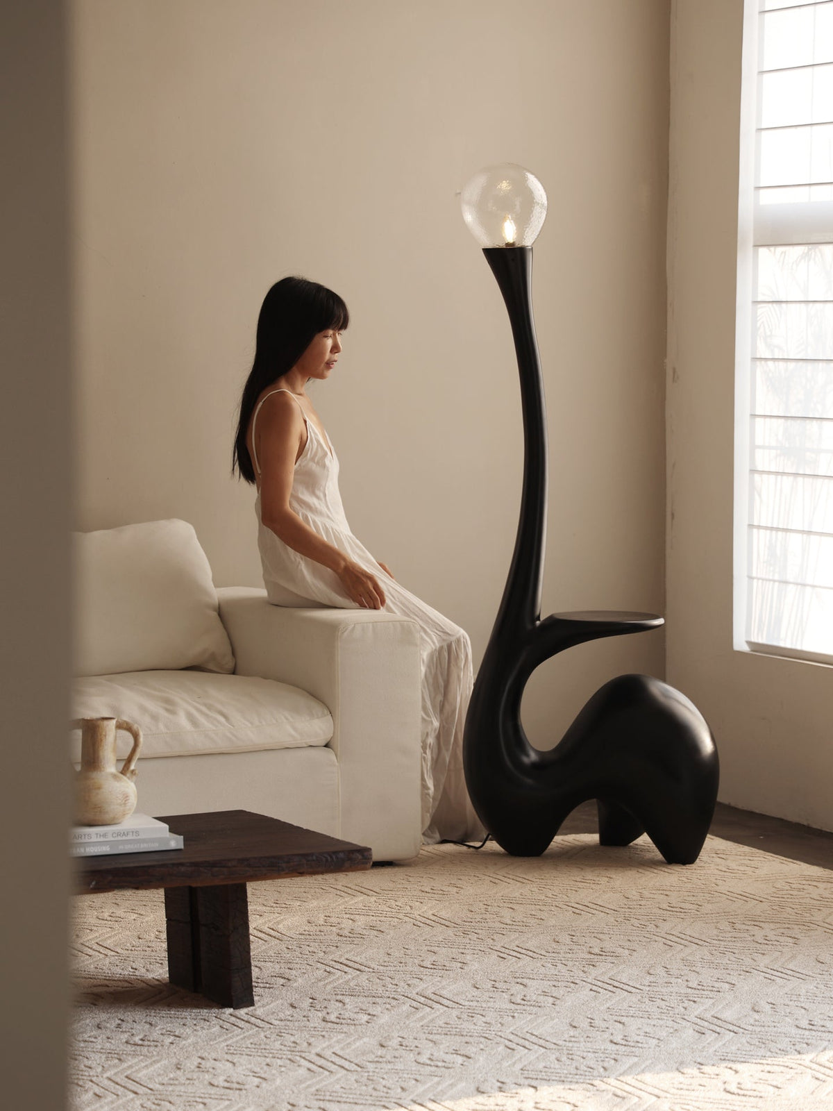 Lurk sculpturale vloerlamp