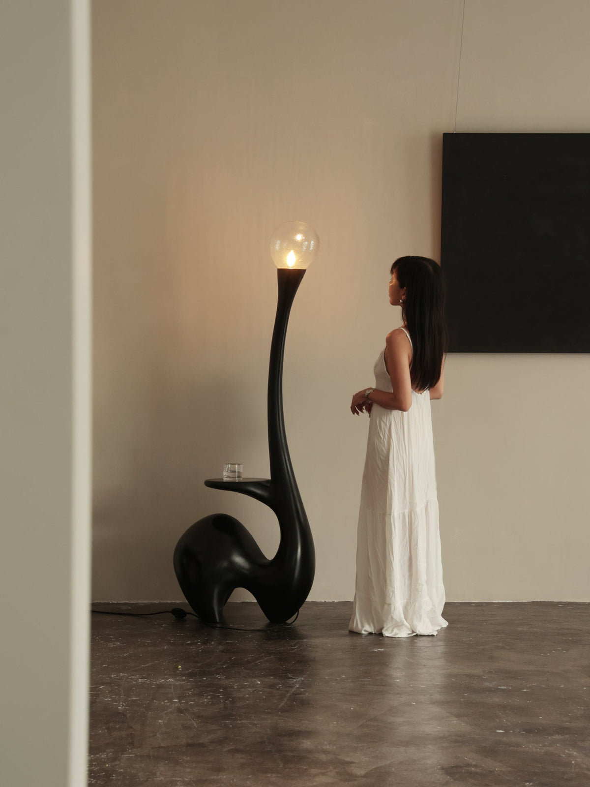 Lurk sculpturale vloerlamp