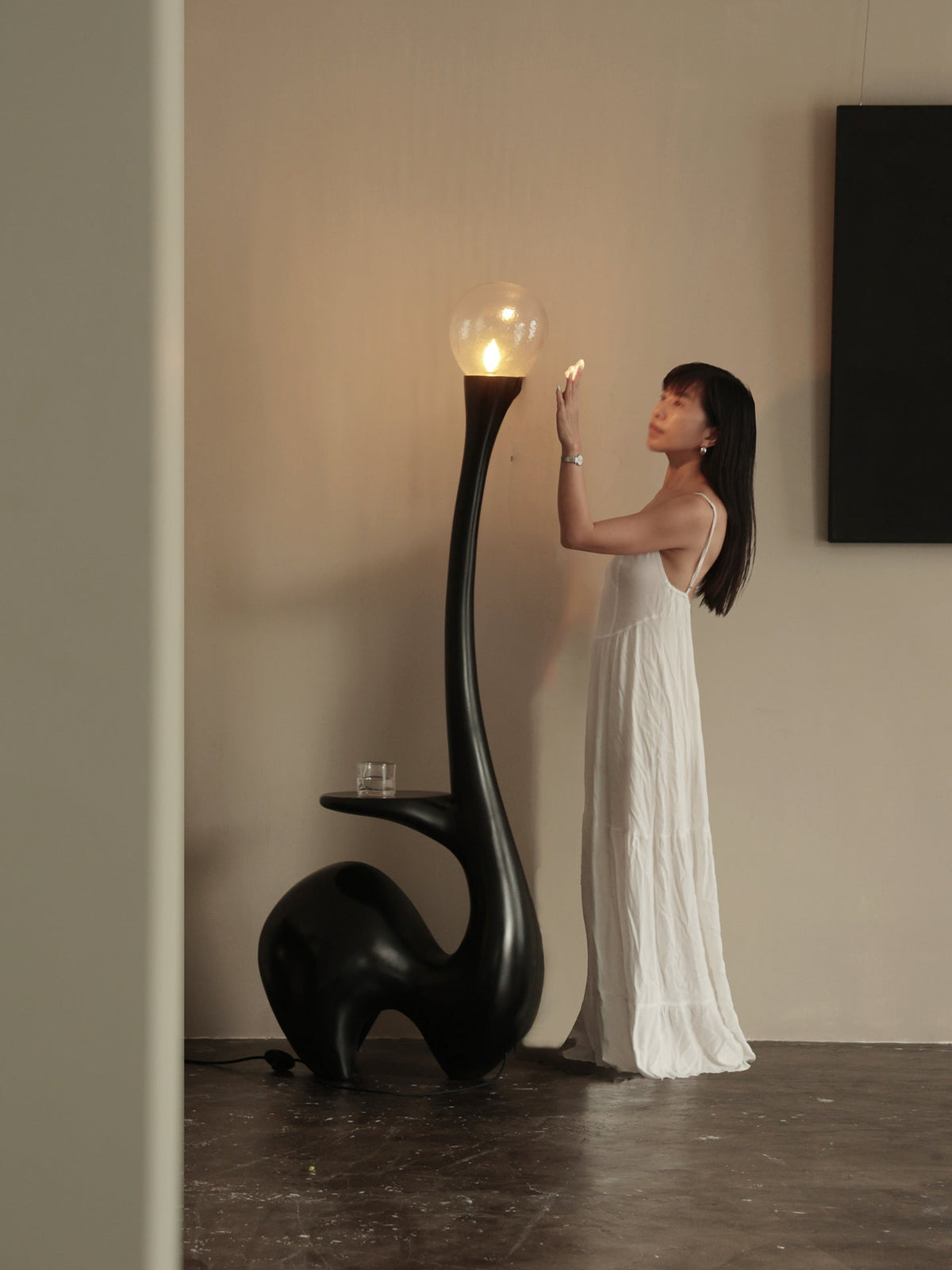 Lurk sculpturale vloerlamp