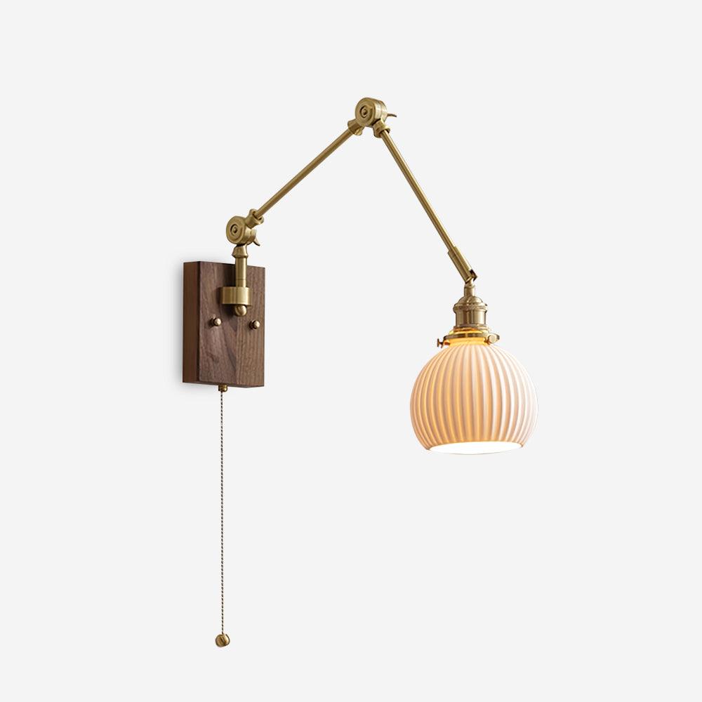 Vetra Vintage verstelbare wandlamp met schuifarm