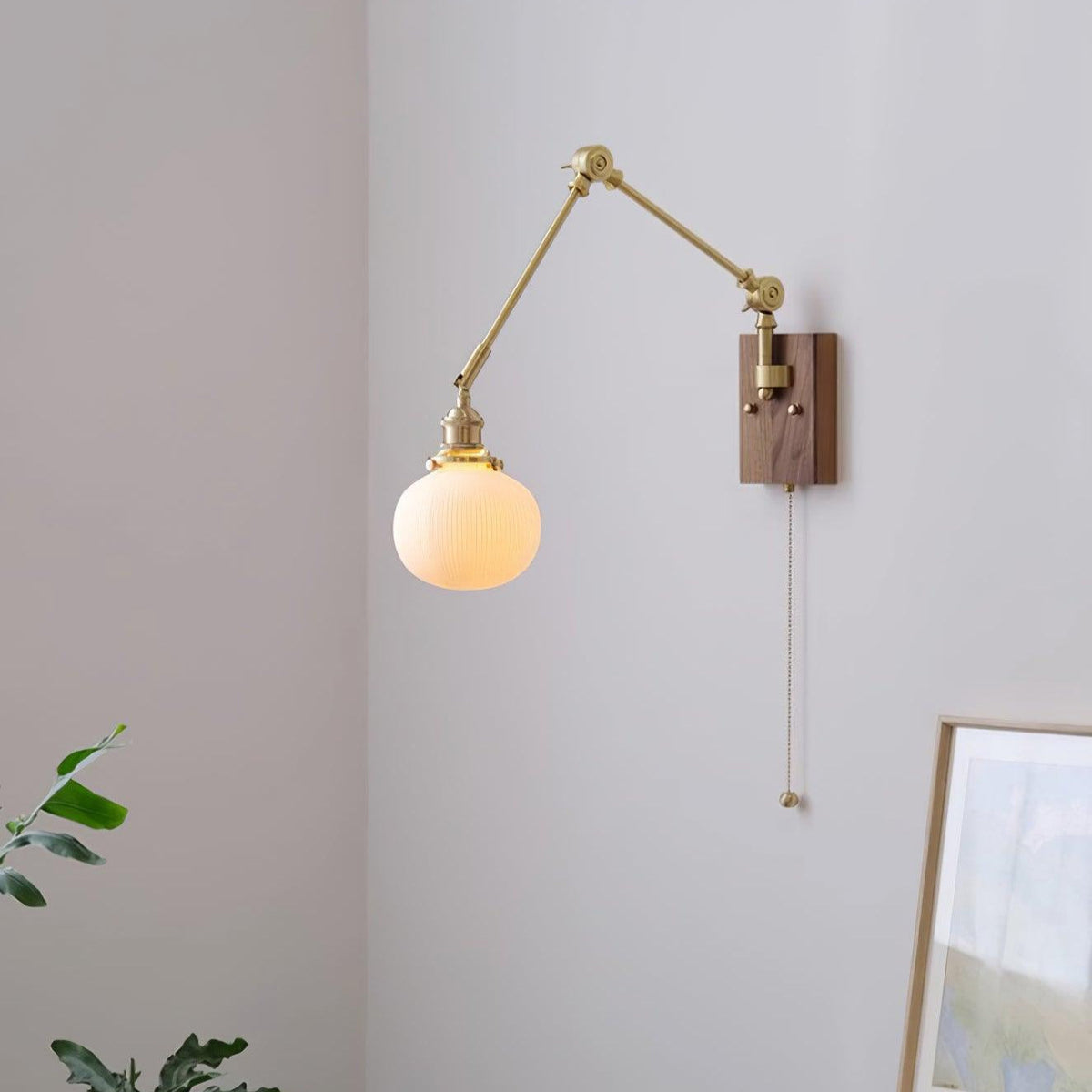 Vetra Vintage verstelbare wandlamp met schuifarm