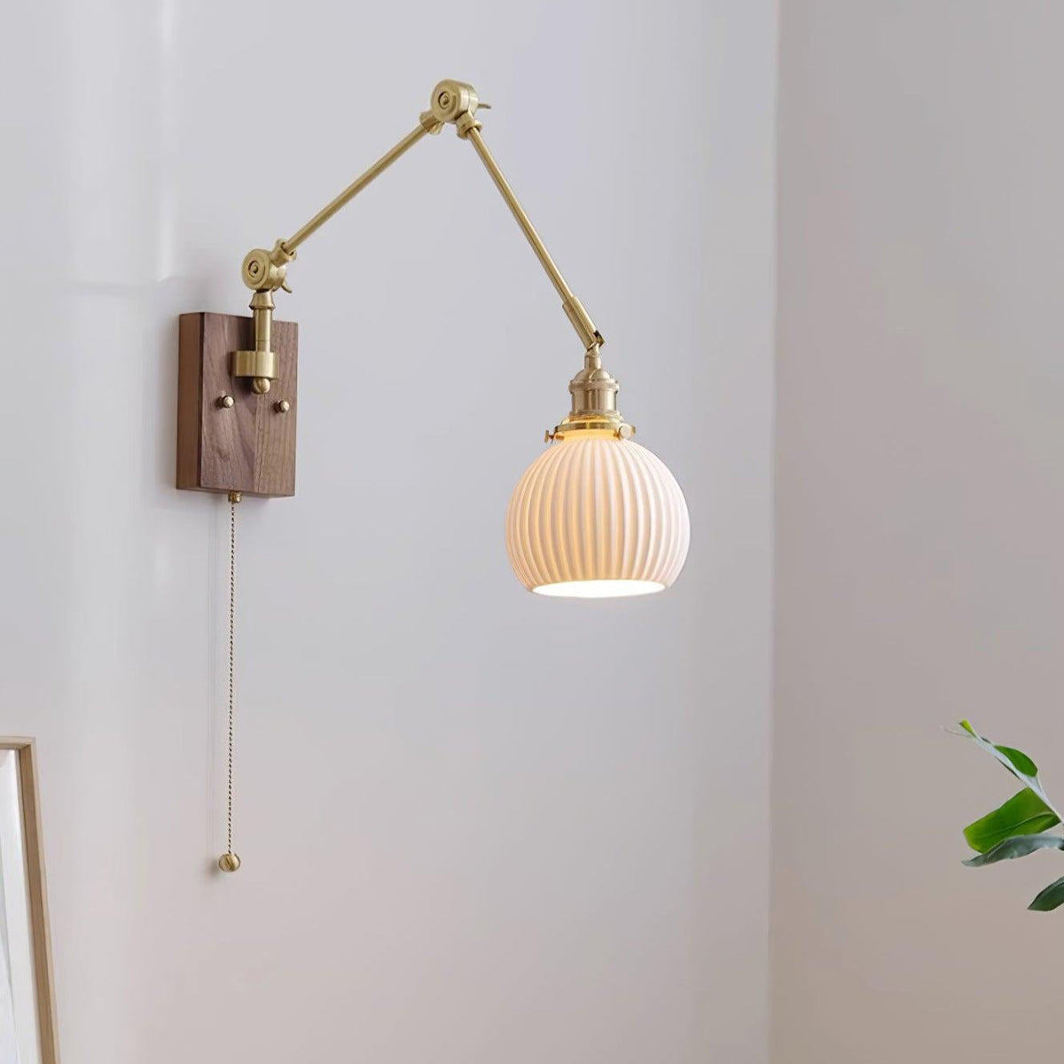 Vetra Vintage verstelbare wandlamp met schuifarm