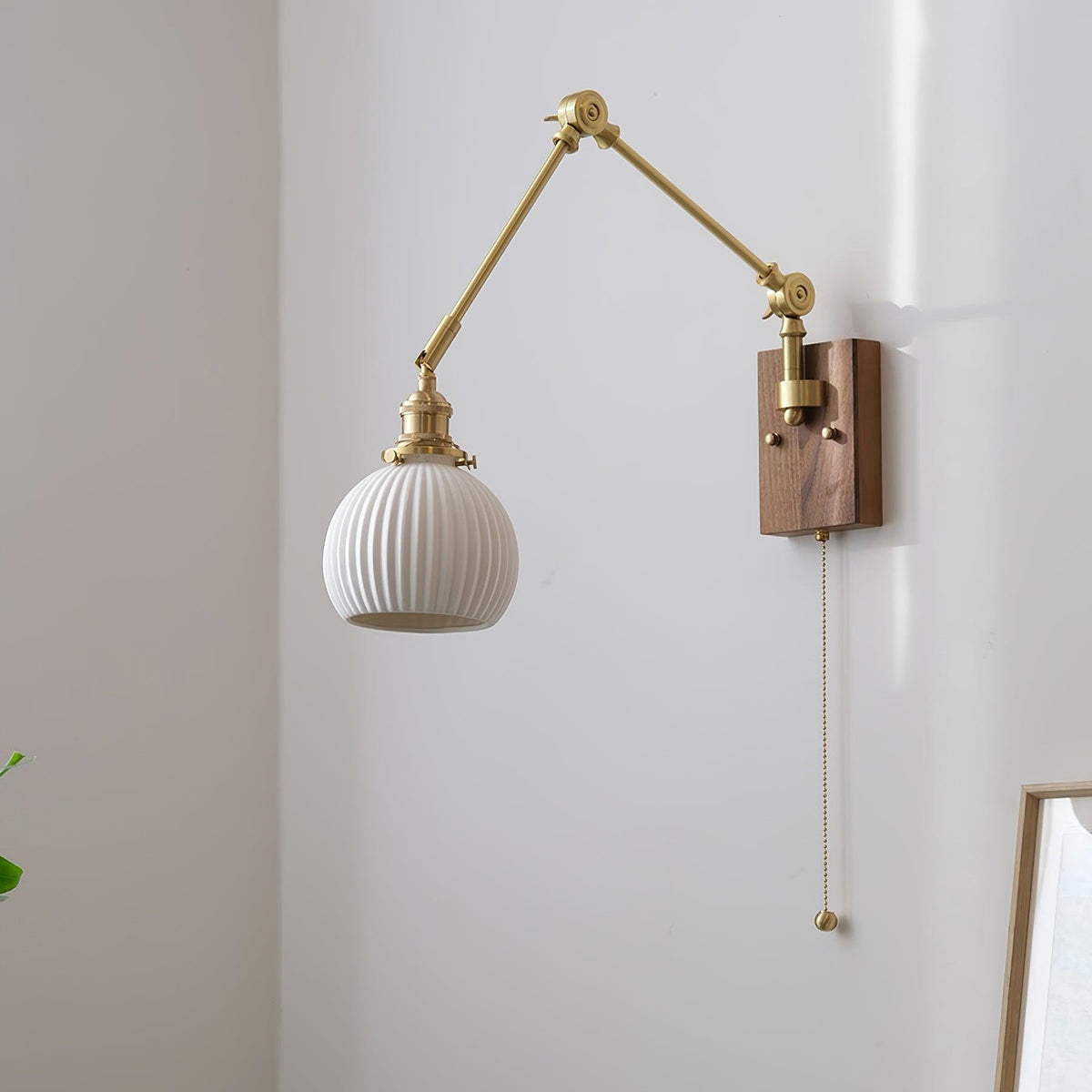 Vetra Vintage verstelbare wandlamp met schuifarm