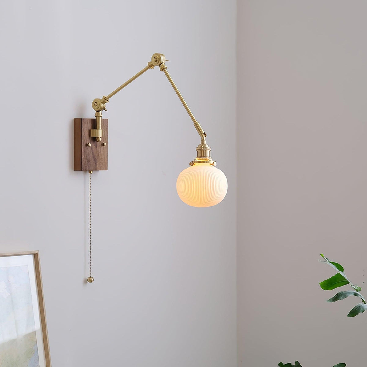 Vetra Vintage verstelbare wandlamp met schuifarm