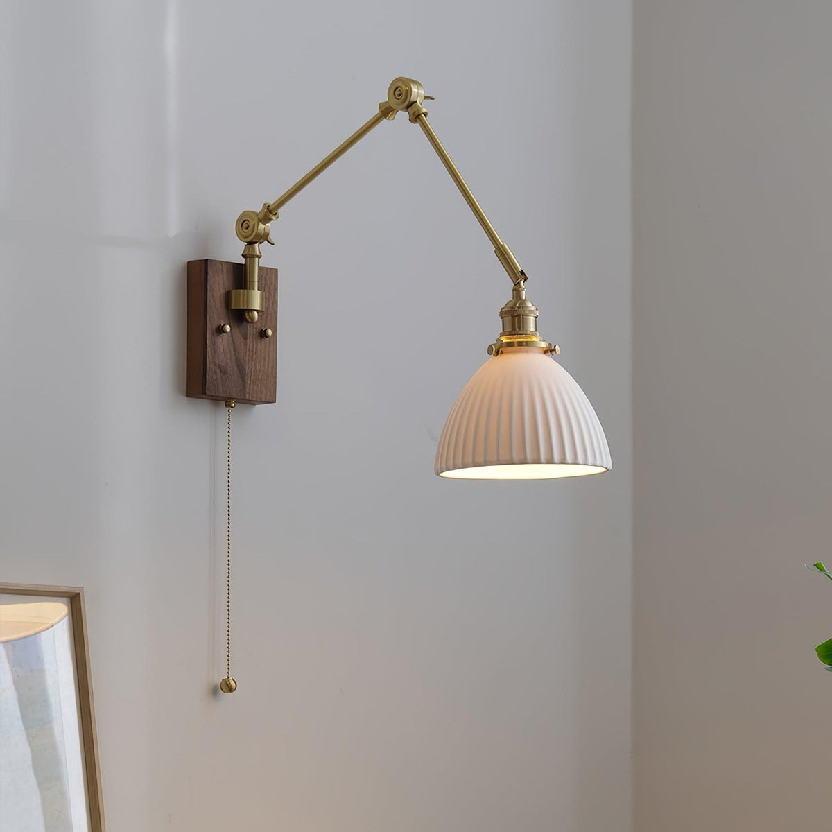 Vetra Vintage verstelbare wandlamp met schuifarm