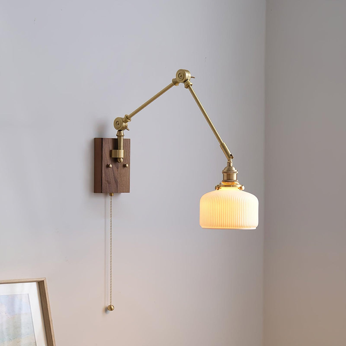Vetra Vintage verstelbare wandlamp met schuifarm