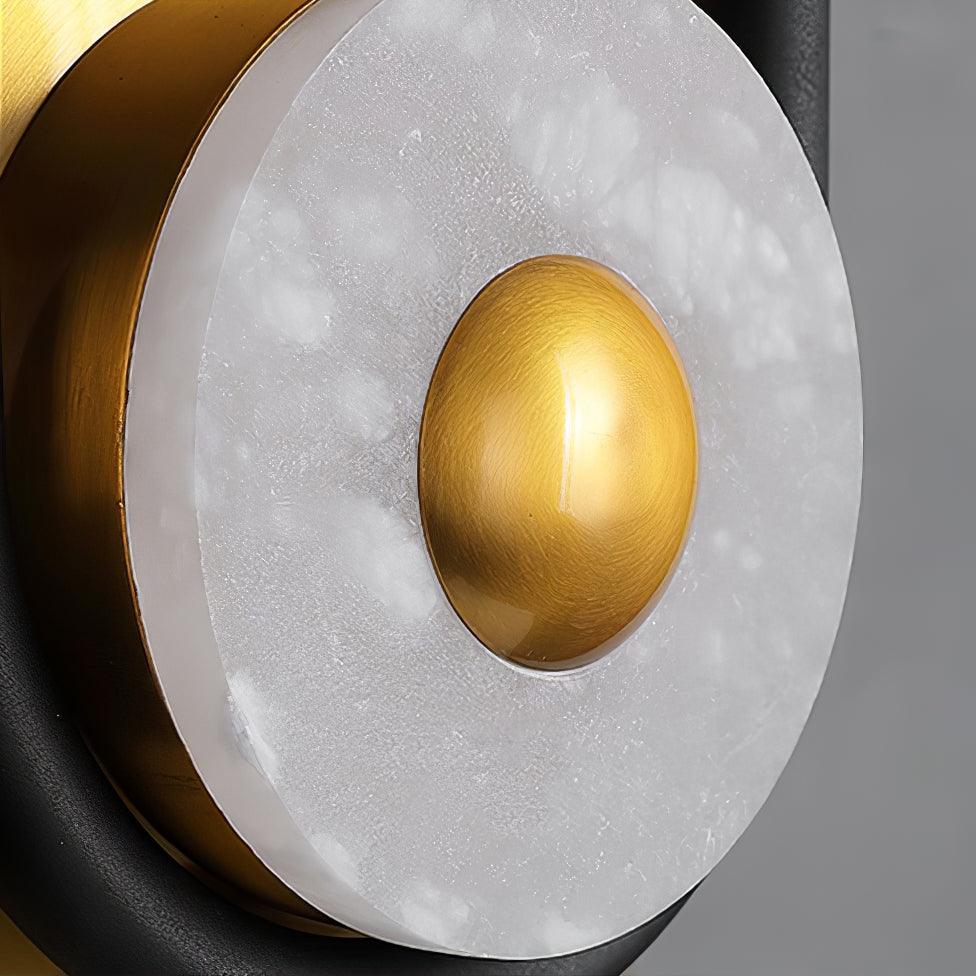 Ivory modern Minimalistisch ring Marmer Wandlamp