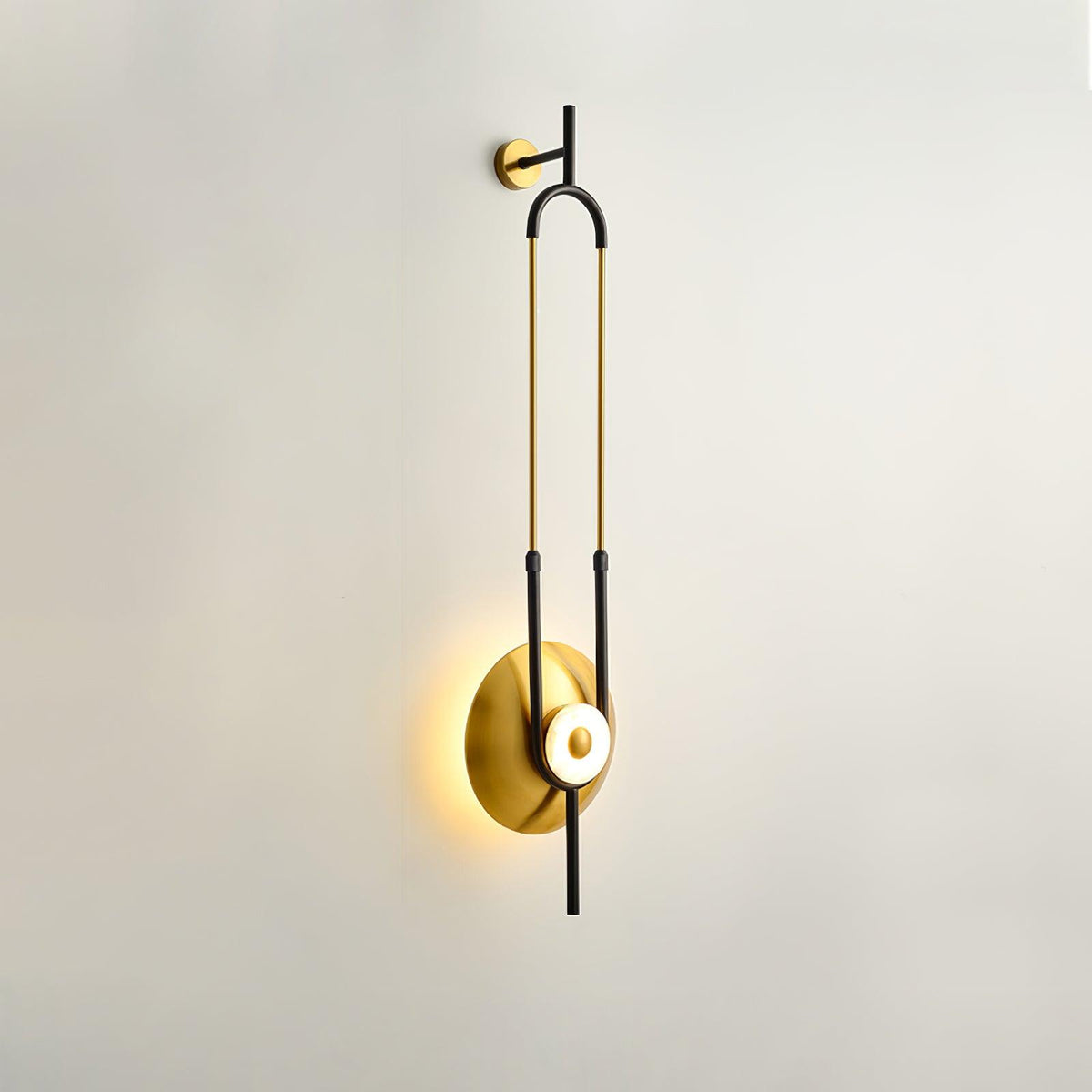 Ivory modern Minimalistisch ring Marmer Wandlamp