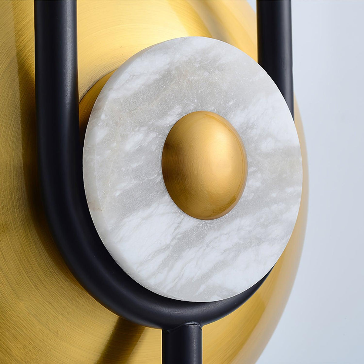 Ivory modern Minimalistisch ring Marmer Wandlamp
