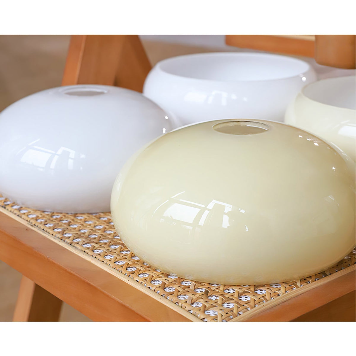 Velisian Natuurlijke Persimmon glas Kroonluchter