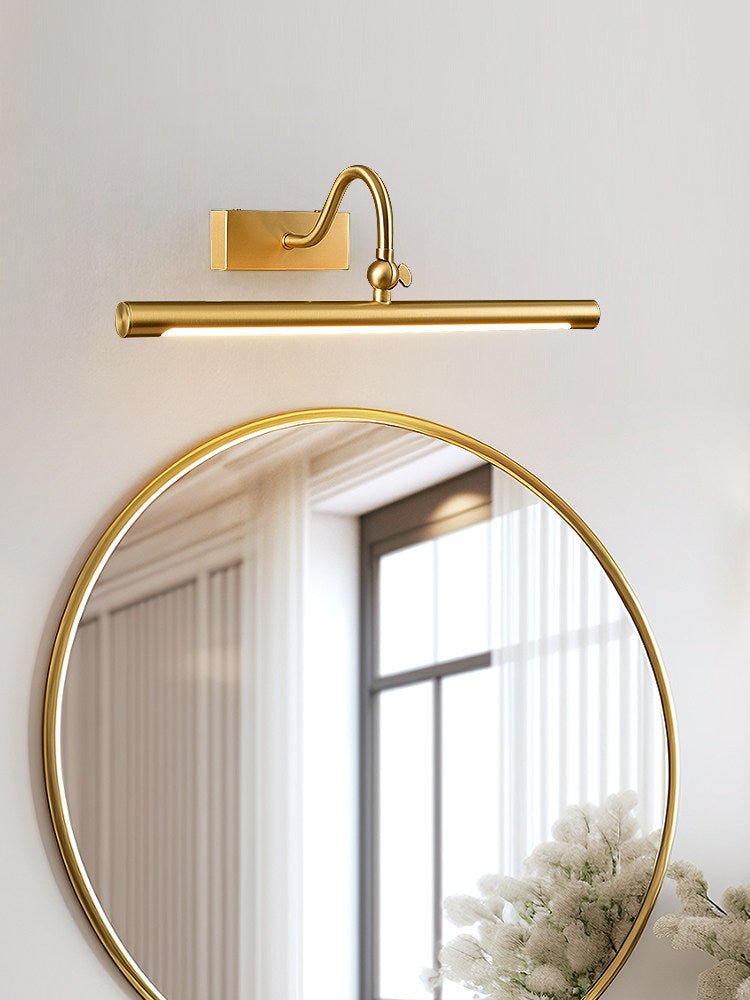 Virauaria wandlamp met goudkleurige afwerking