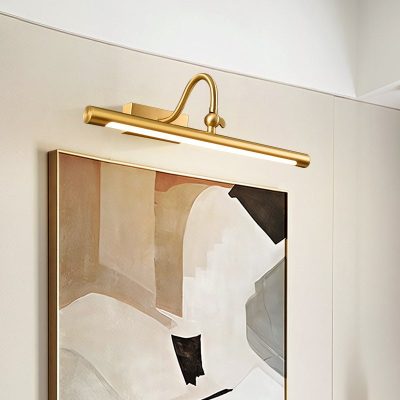 Virauaria wandlamp met goudkleurige afwerking