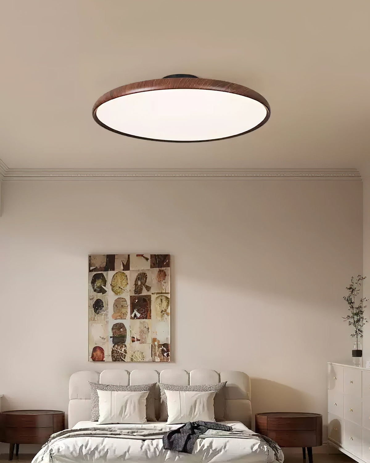 Aira Oval Semi-Flush plafondlamp