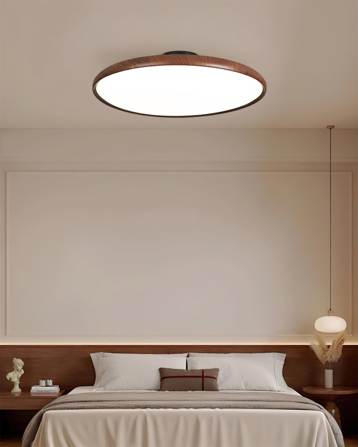 Aira Oval Semi-Flush plafondlamp