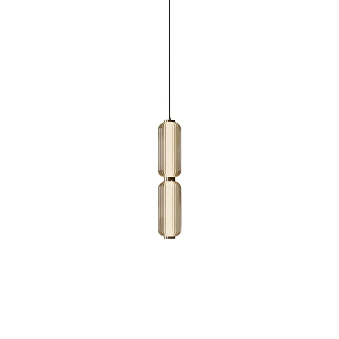 Cylindra Moderne hanglamp van glas