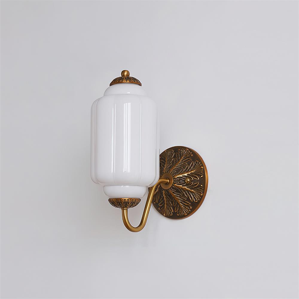 Melvane Vintage roze glazen wandlamp