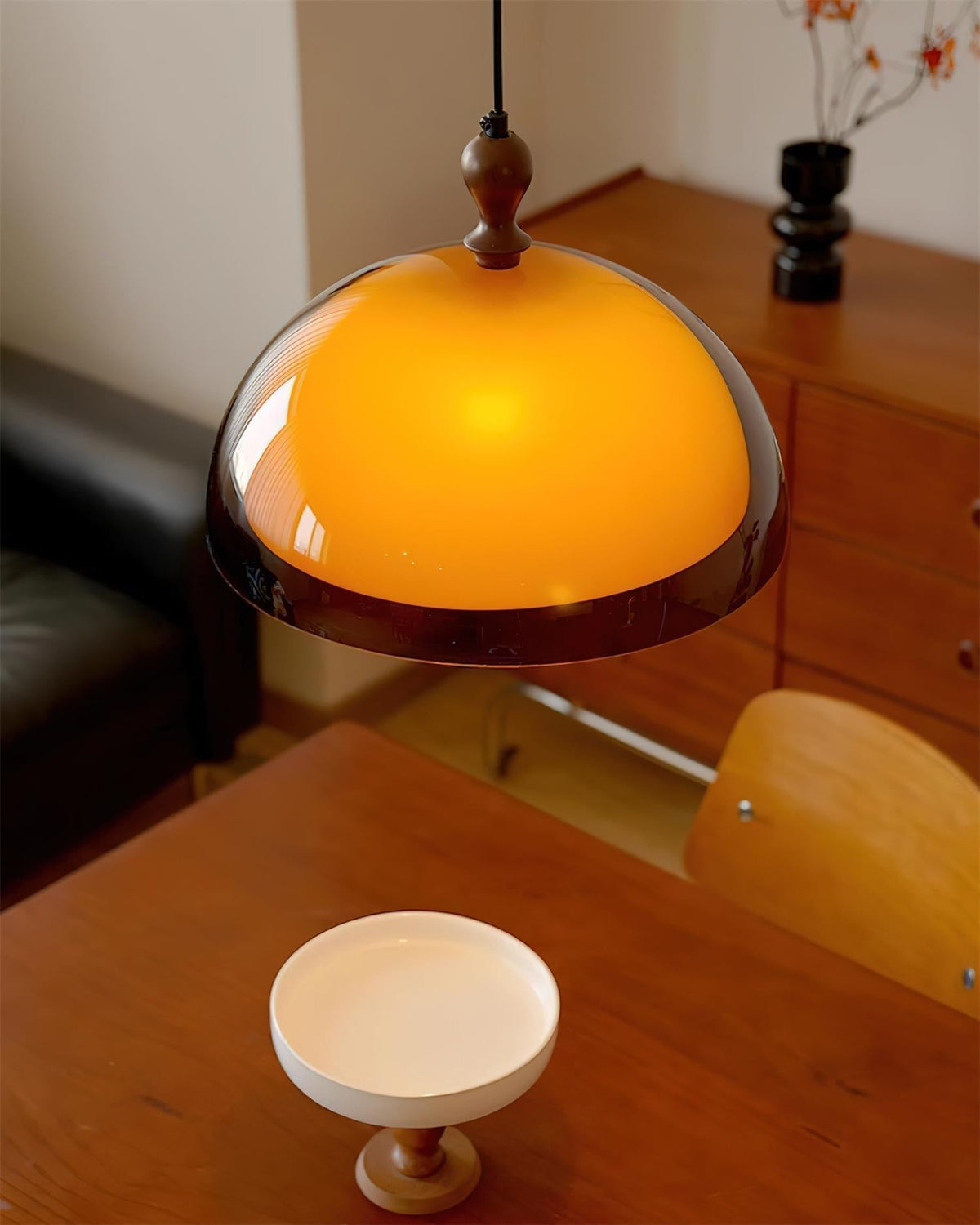 Daro Amber koepelvormige hanglamp