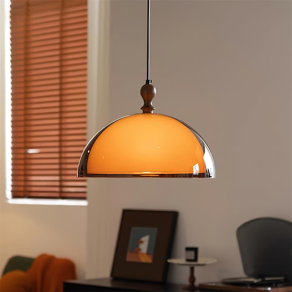 Daro Amber koepelvormige hanglamp