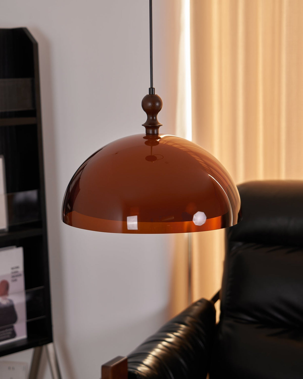 Daro Amber koepelvormige hanglamp