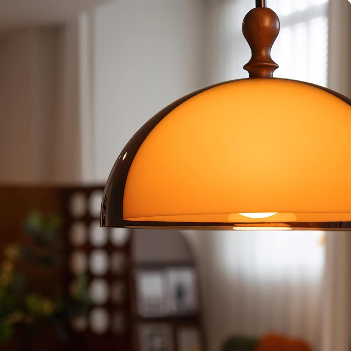 Daro Amber koepelvormige hanglamp