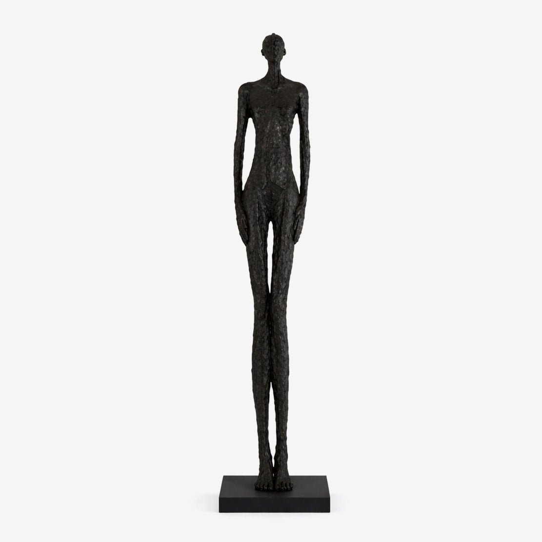 Eldrin vloerlamp met langwerpige sculptuur