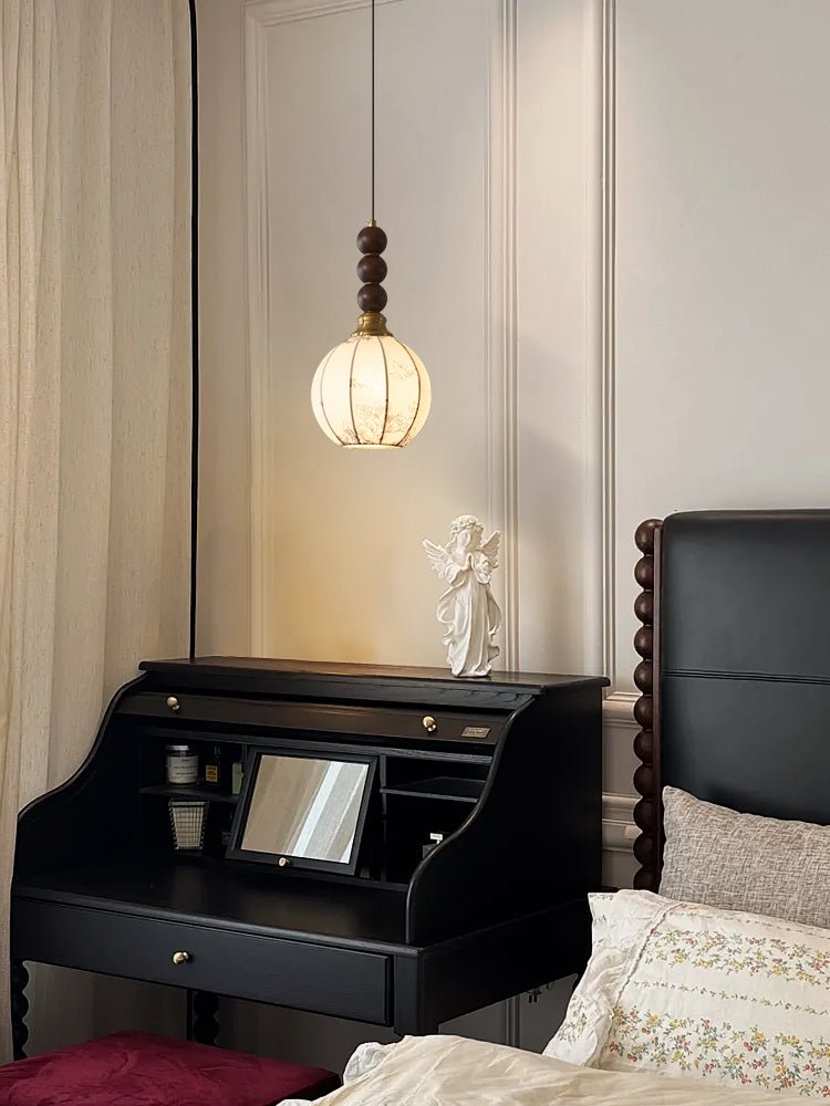 Avshaara Traditionele Elegantie Vintage Stoffen Hout hanglamp
