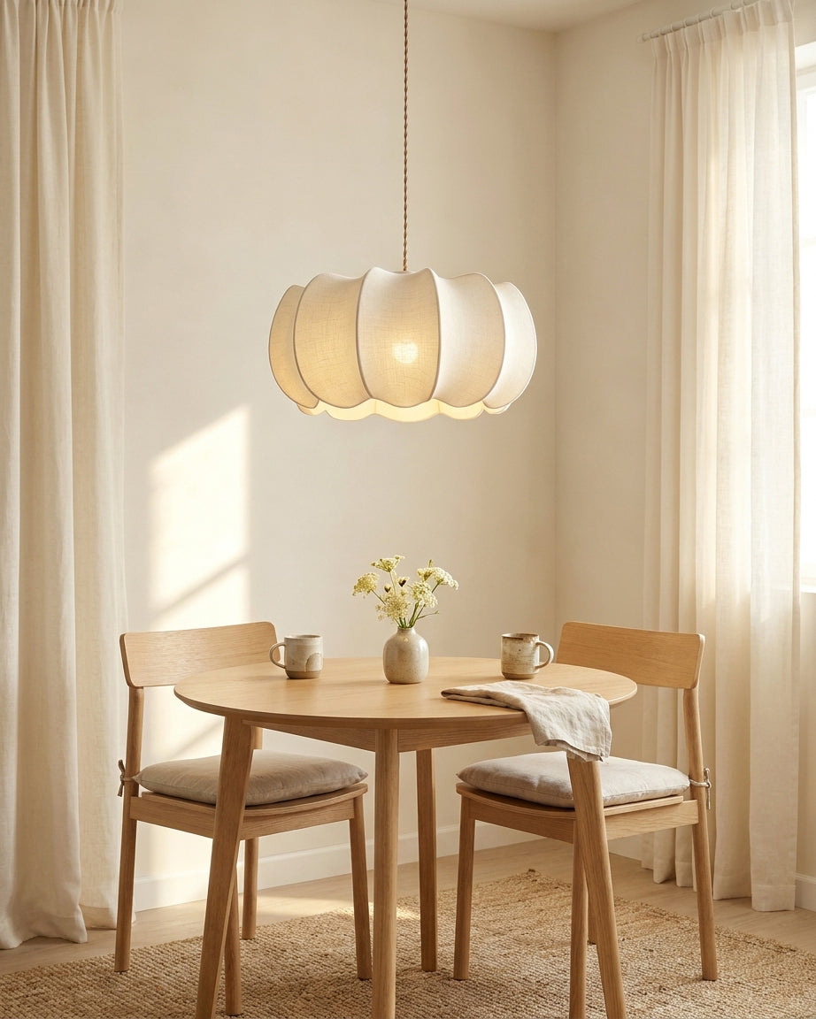 Elaeenne hanglamp met bloemblaadjes