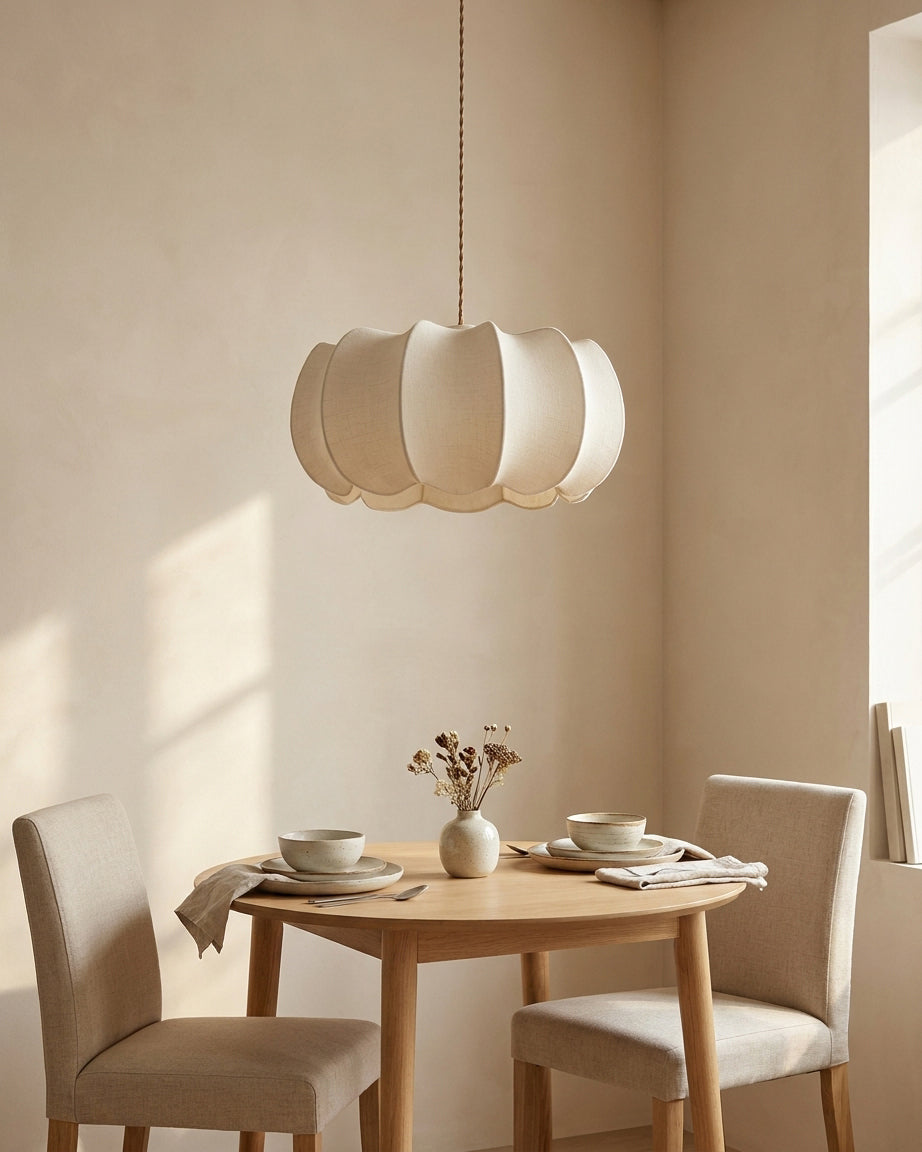 Elaeenne hanglamp met bloemblaadjes