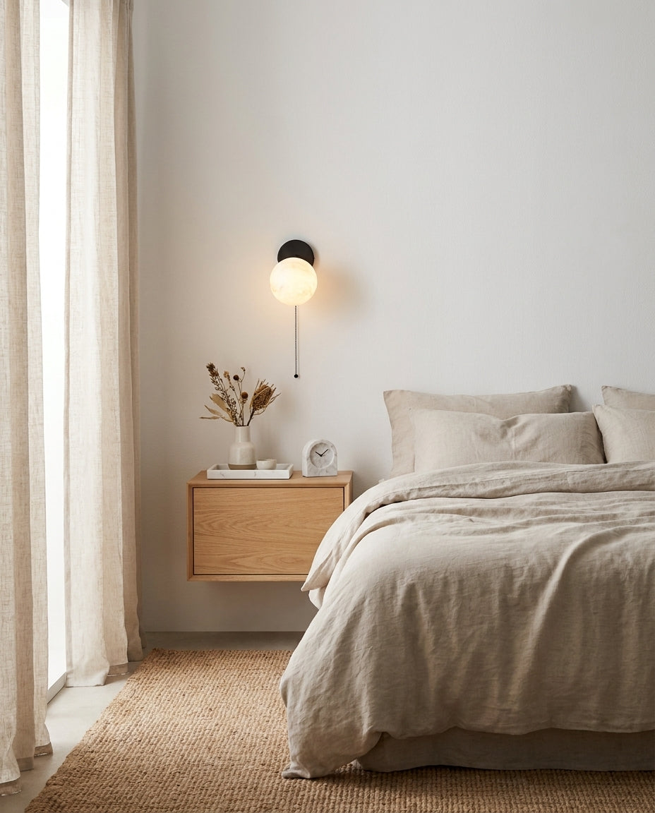 Grafthill Albasten wandlamp