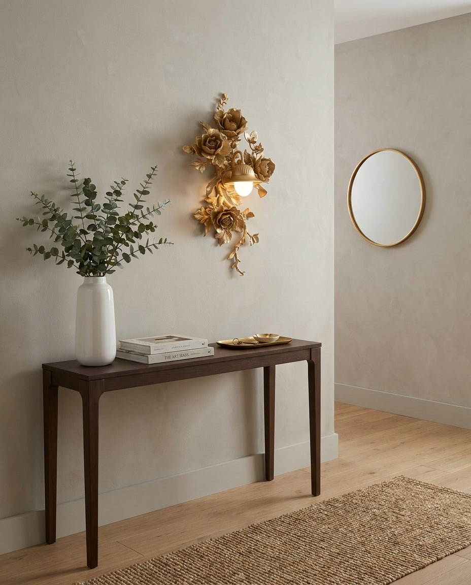 Gilded wandlamp