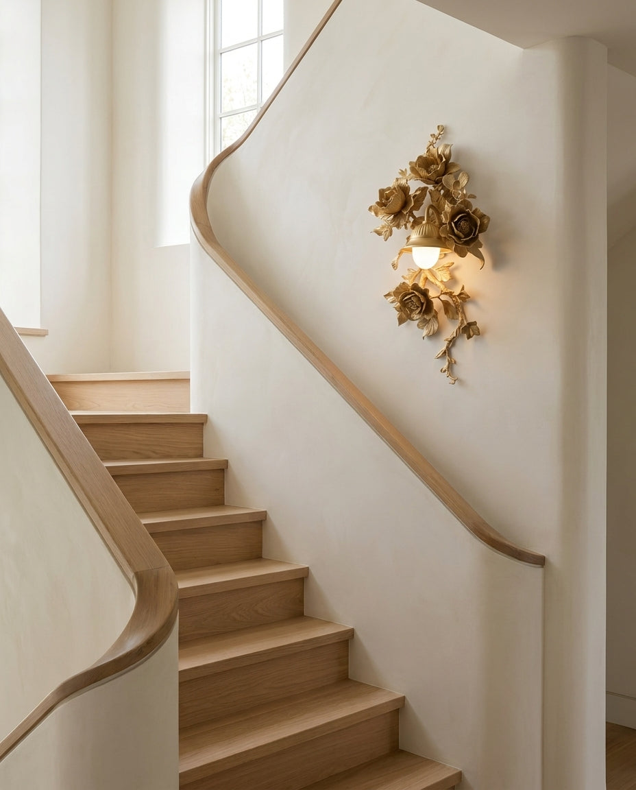 Gilded wandlamp