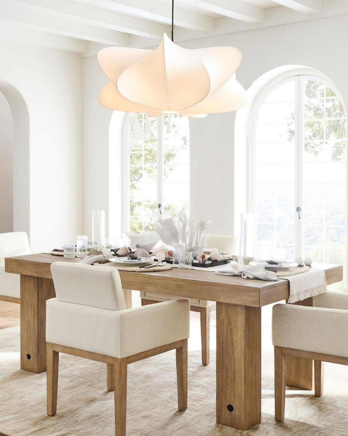 Luxe moderne hanglamp van zijde