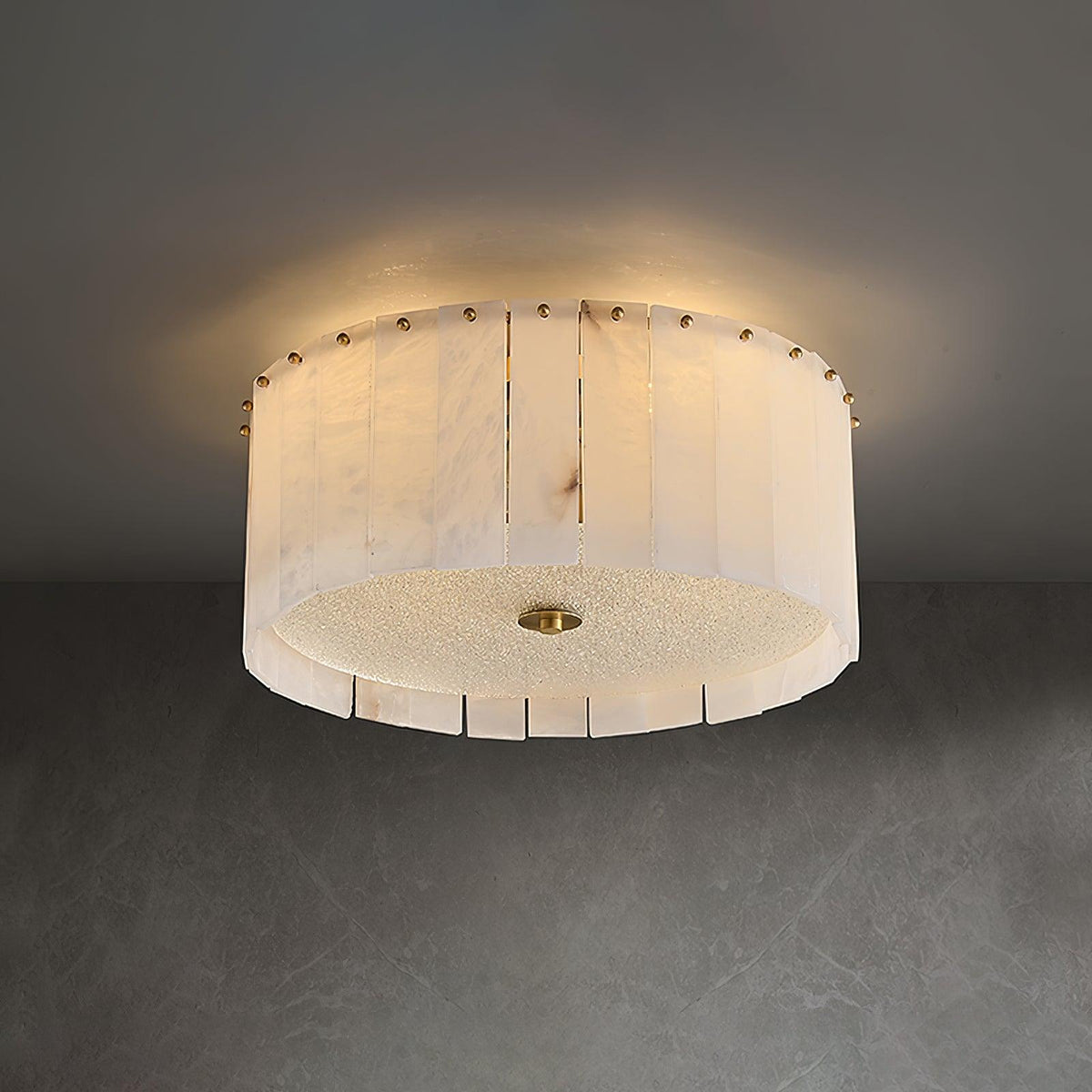 Elde albasten plafondlamp