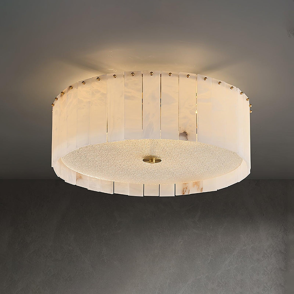Elde albasten plafondlamp