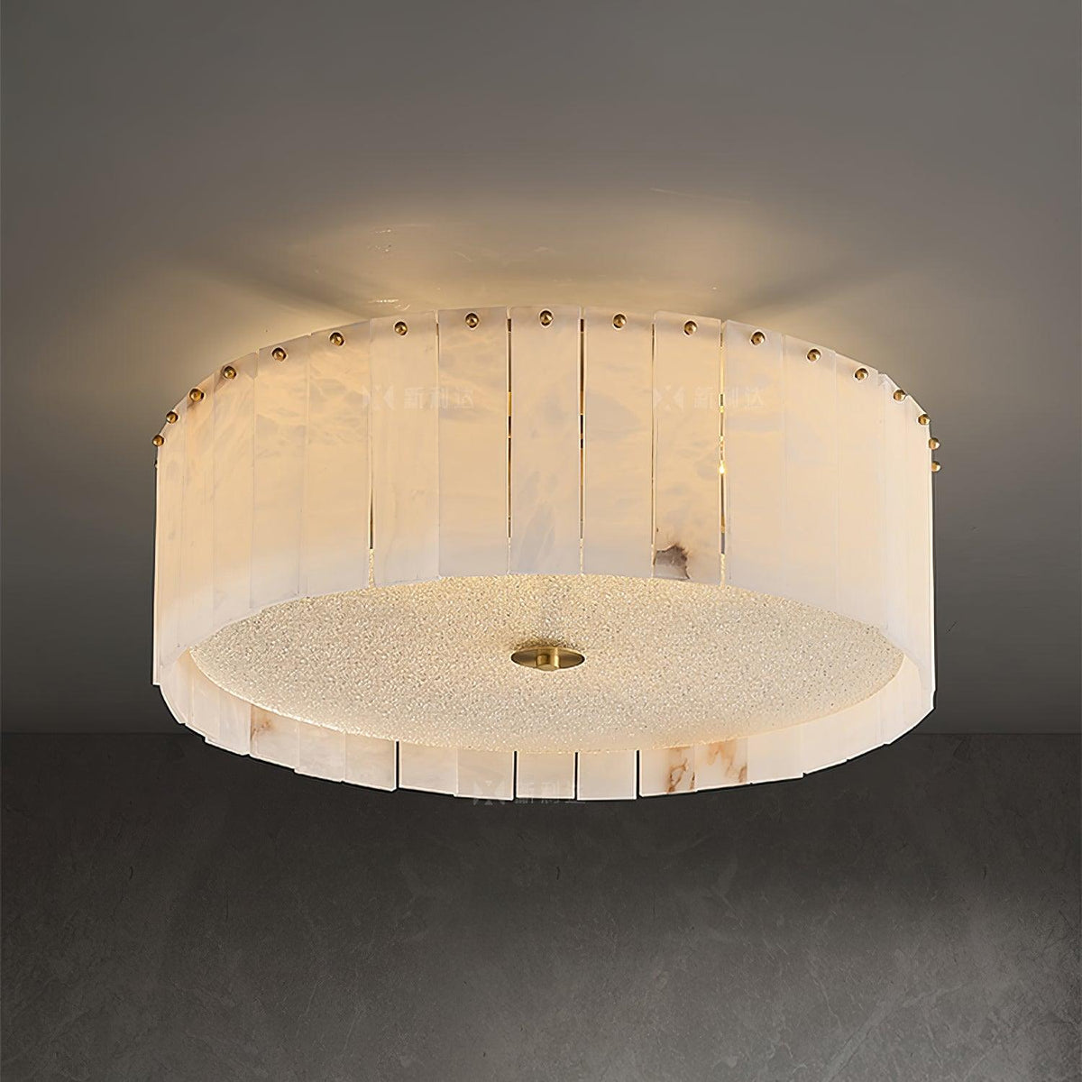 Elde albasten plafondlamp