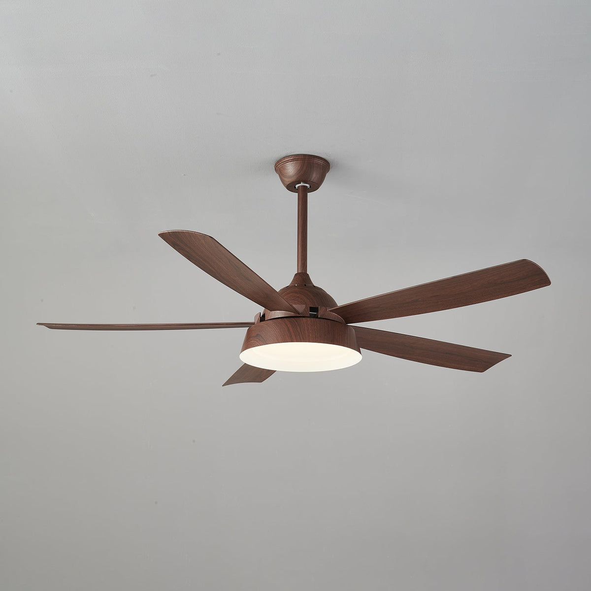 Orvino Hout Plafondventilator met lamp